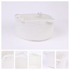 REGALWOVEN Handcrafted Odorless Cotton Rope Decorative Woven Storage Basket with Handle - 3 of 4