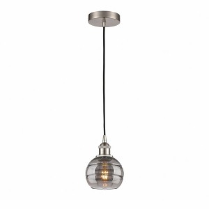 Rochester - 1 Light Cord Hung Mini Pendant In Industrial Style-7.88 Inches Tall and 5.88 Inches Wide - 1 of 1
