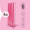 Leor & Lair 10" Taper Candles - 4 Pack - Unscented Tapered Candlesticks for Dinner, Home, and Holiday - 2 of 4