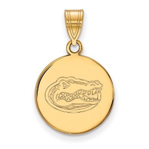 Black Bow Jewelry 10k Yellow Gold Florida Gators NCAA Medium Pendant - 1 of 3