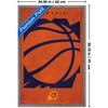 Trends International NBA Phoenix Suns - Logo 25 Framed Wall Poster Prints - 3 of 4