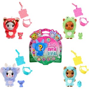 Barbie Cutie Reveal Costume-Themed Pet & Accessories with 5 Surprises Including Mini Pet, Color Change & Clip - 1 of 4