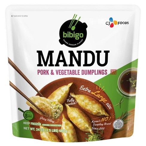 Bibigo Frozen Mandu Pork Vegetable Dumplings 24oz Target