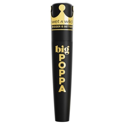 Wet n Wild Big Poppa Mascara - Blackest Black - 0.33 fl oz