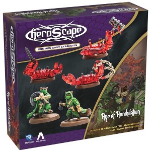 Renegade Games Heroscape – Molten Crustaceans & Tanuki Tricksters, 5 Figures - 1 of 4