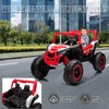 Ride On Truck, 24V 2 Seater Kids Ride on Toy for Big Kids - Remote Control, 4-Wheel Suspension, LED Lights - 2 of 4