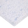 Disney Finding Nemo Cutest Little Catch Light Blue, Orange, and Navy 3 Piece Nursery Mini Crib Bedding Set - 3 of 4