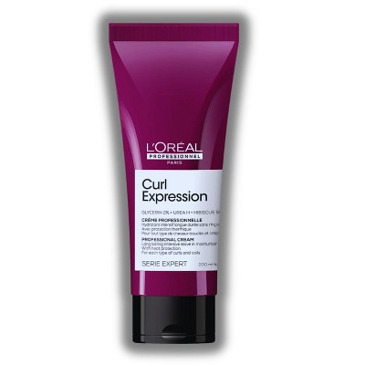 L'Oreal Professionnel CURL EXPRESSION Leave-In Cream (6.8 oz) For Curly and Coily Hair | Provides 2X More Hydration | Loreal Serie Expert