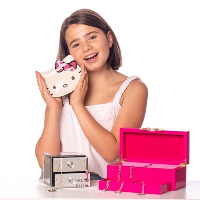 Hello Kitty Ceramic White and Pink Trinket Tray