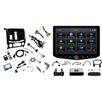 Stinger Ix210 Horizon10 10.1-Inch Floating Multimedia Infotainment Display System With Sr-Gm14hx Silverado/Sierra Installation Kit For Horizon10® M...
