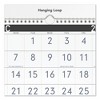Three-Month Reference Wall Calendar, Contemporary Artwork/Formatting, 12 x 27, White Sheets, 15-Month: Dec 2024 to Feb 2026 - 3 of 3