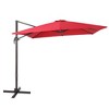 Sonkuki Outdoor 9x9 FT 240gsm Solution-Dyed Patio Cantilever Umbrella With Canopy - 2 of 4