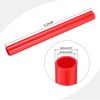 Unique Bargains Water Plumb DIY Crafts High Impact Rigid Round Pipes 8" Length ID 0.63" OD 0.79" Red - 2 of 4