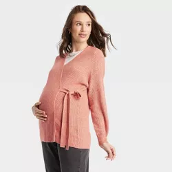 Wrap Maternity Cardigan - Isabel Maternity by Ingrid & Isabel™ Orange L