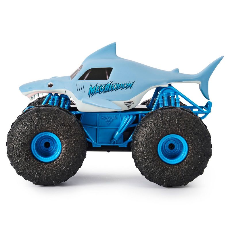 Monster Jam Official Megalodon Storm All-Terrain Remote Control Monster Truck - 1:15 Scale, 6 of 16