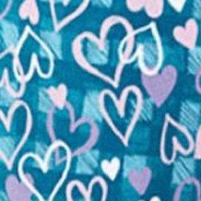 deep teal hearts