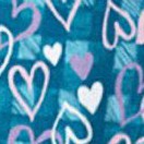 deep teal hearts