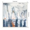 Amanti Art Sailboats In The Mist II by Dan Meneely Canvas Wall Art Print Framed 22 x 22-in. - 4 of 4