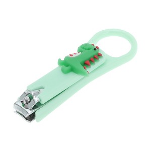 Unique Bargains Cartoon Little Dinosaur Nail Clipper Green 1 Pc - 1 of 4