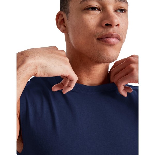 Musculosa de algodón para hombre Hanes, paquete de 3 5