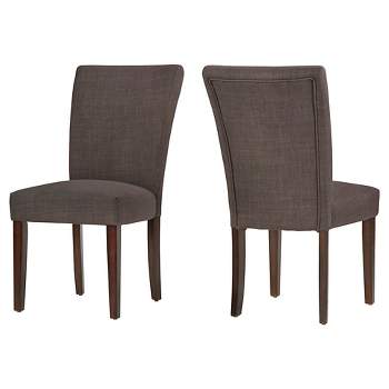 Set of 2 Quinby Side Dining Chair Charcoal - Inspire Q