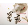 Allegra K Women's Leopard Ribbons Faux Fur Winter Wrap Collar Plush Neck Scarves Warmer - 3 of 4