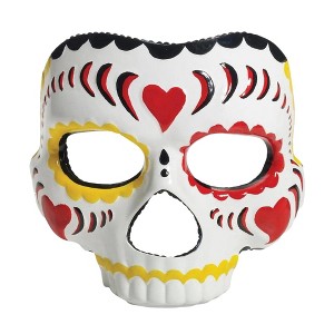 Forum Novelties Sugar Skull Adult Female Costume Mask - 1 of 3