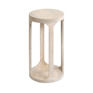 Kate and Laurel Dahl Wood Drink Table, 12x12x23, White - 1 of 4