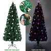 230 Branches 6ft Christmas Tree Easy Setup Sturdy Realistic PVC Pine Tree for Home Office Party Holiday Christmas Night Decoration 230 Branches - 4 of 4