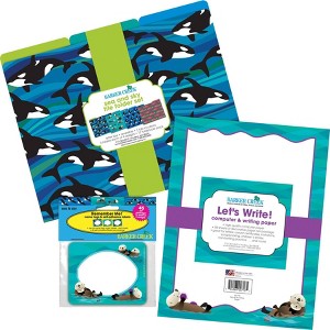 Barker Creek Get Organized File Folders - Otters: Multicolor Cardstock, Top Tab, 100 Sheet Capacity, 107 Pack - 1 of 4