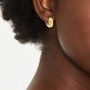 Hey Harper Waterproof Boyfriend Huggie Earrings - Gold - 2 of 4