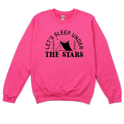 Simply Sage Market Women's Let's Sleep Under The Stars Tent Gildan Sweatshirt