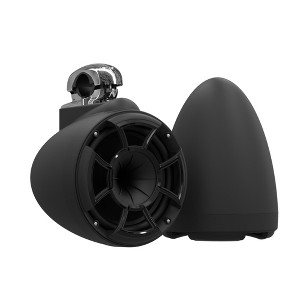 Wet Sounds REV 8 SE B-FC V2 MINI - Black REV8 Special Edition - Revolution Series 8" Tower Speakers, Pair with Mini Fixed Clamps - 1 of 4