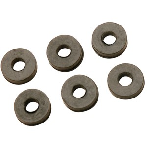 Do it Best  9/16 In. Black Flat Faucet Washer (6 Ct.) DIB805-32 - 1 of 2