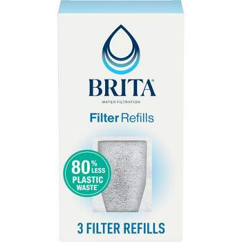 Brita Refillable Replacement Water Filters for Brita Water Pitchers and Dispensers - 3ct
