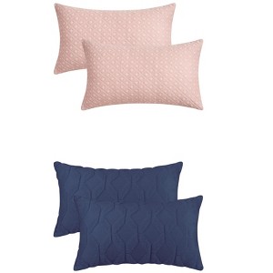 REGALWOVEN 4 Pcs Geometric Pattern Throw Pillowcases for Sofa, Living Room - 1 of 4
