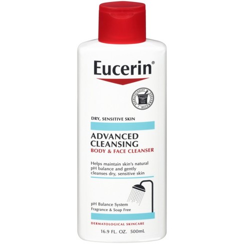 Eucerin Advanced Cleansing Body and Face Cleanser - 16.9 fl oz - image 1 of 4