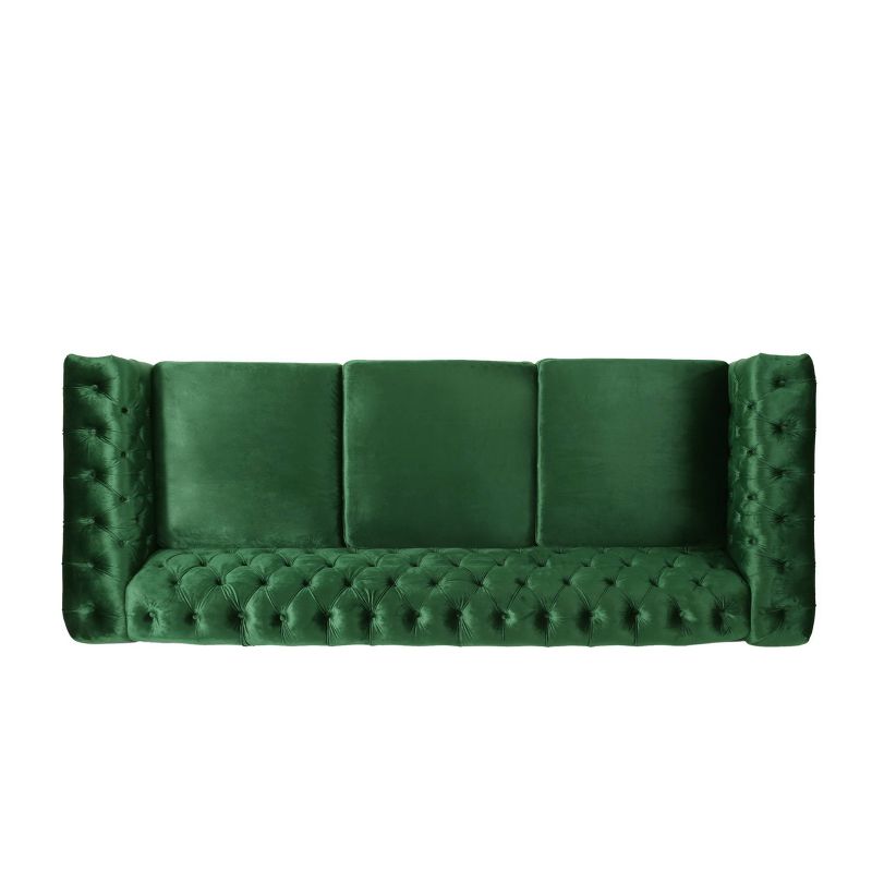 Parkhurst Tufted Chesterfield 3 Seater Sofa - Christopher Knight Home, 6 of 12