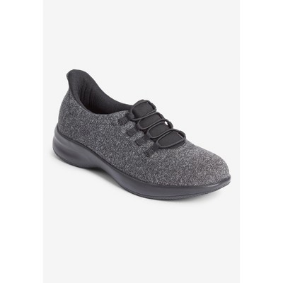 Женские кроссовки Comfortview The Dina Effortless Entry Step-In Sneaker - 10 WW, Black (Wide Widths Available) — фото 3