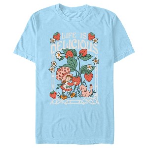 Men's Strawberry Shortcake Life is Delicious T-Shirt - 1 of 4
