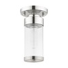 Livex Lighting Hillcrest 1 - Light Flush Mount in  Polished Chrome - 3 of 4