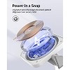 HANPURE 3-in-1 Charger Stand Wireless for Magnetic Charging Station for iPhone 12-15 Pro Max/Plus/Mini for Air Pods Pro 3rd/2nd White - 2 of 4