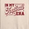Women's - Instant Message - In My Football Era Lightweight French Terry Wide Neck Long Sleeve Graphic Shirt - 2 of 4