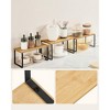SONGMICS Cabinet Organizer Shelf, Set of 3 Kitchen Counter Shelves, Corner Shelves, Kitchen Storage - 4 of 4