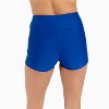 Calypsa Women's Plus Size Chlorine Resistant High Waisted Swim Shorts - 3 of 3