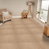 VEVOR Carpet Tiles Reusable, 20"x 20" Carpet Squares With Padding Attached, Soft Padded Carpet Tiles, 16 Tiles, Dark Brown - 2 of 4