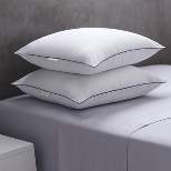 Standard 2pk Soft Touch Microfiber Bed Pillow - Weatherproof