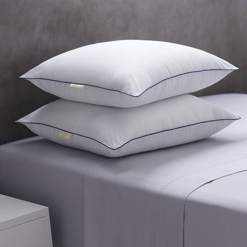 Standard 2pk Soft Touch Microfiber Bed Pillow - Weatherproof, 1 of 5