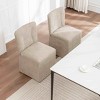 Dexmalle Set of 2 Linen Dining Chairs - 2 of 4