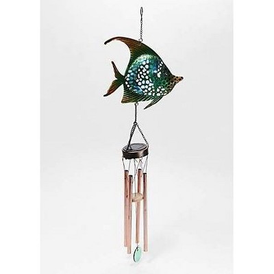 33.46" Metal Solar Fish Wind Chime - Ultimate Innovations